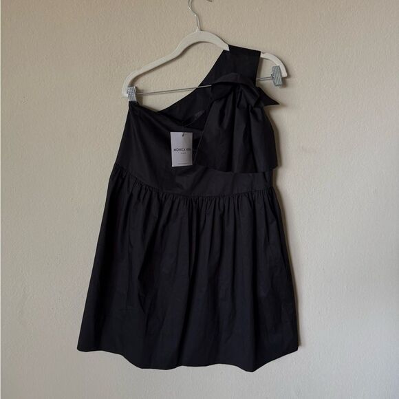 NWT Monica Nera Tessa Mini Black Dress Size S - Picture 5 of 9